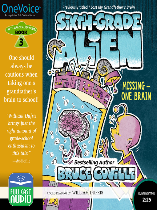 Title details for Missing – One Brain by Bruce Coville - Available